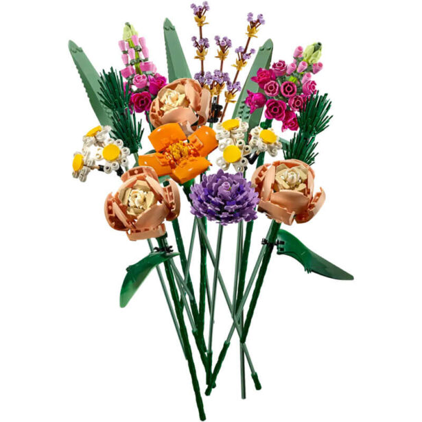 Flower Bouquet Plant Art Gifts Building Toy Set LEGO 10280 3