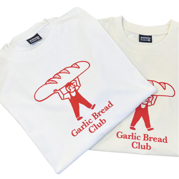 Garlic Bread Club T Shirt Unisex Weird Foodie Aesthetic 1