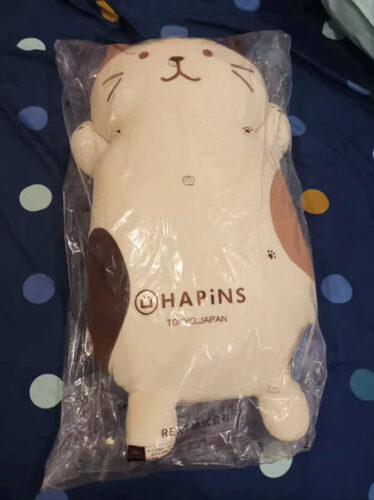 HAPiNS Kawaii Cat Plush Toy Pillow Aesthetic Gift photo review