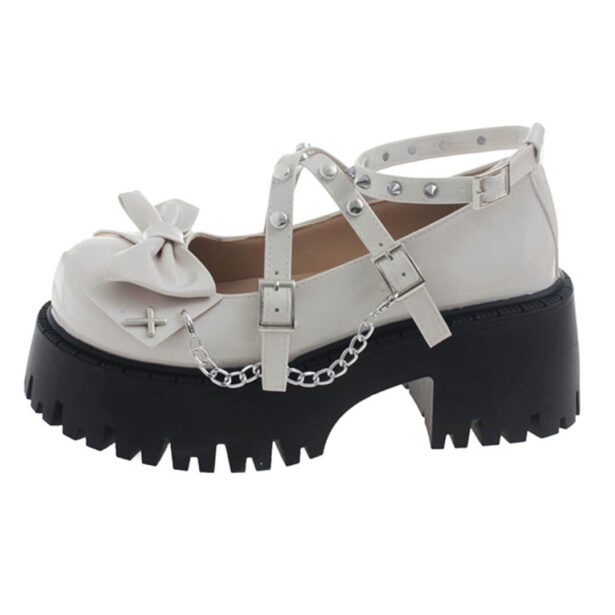 Mary Jane Shoes With Belts And Bow Lolita Aesthetic 1 1