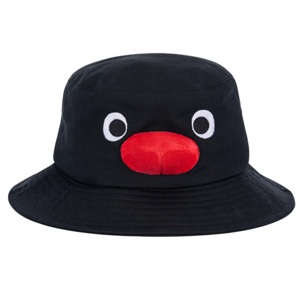 Pingu Bucket Hat Cute Black Penguin Kidcore Aesthetic 1