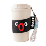 Pingu Coffee Cup 400ml Travel Mug Kidcore Aesthetic Gift 1