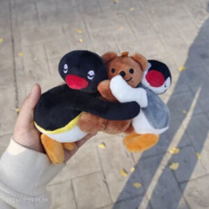 Pingu and Pinga Hugs Bear Plush Toys Set Cute Aesthetic photo review