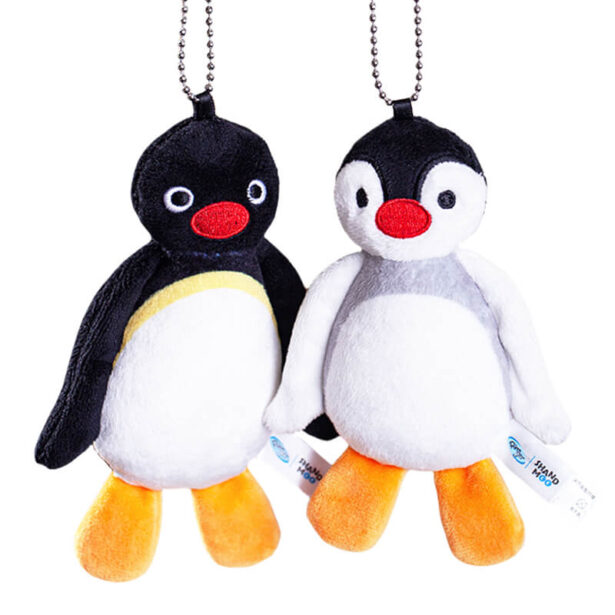 Pingu and Pinga Small Charm Plush Toy Set Cute Quackcore 1