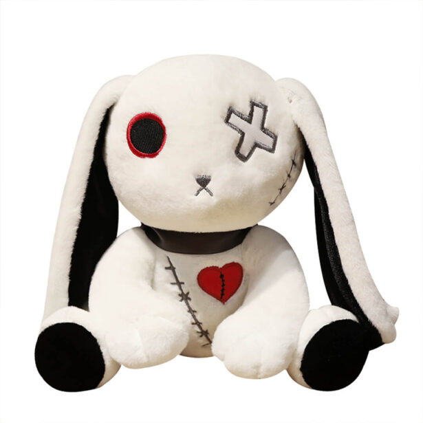 Rabbit Broken Heart Plush Toy Aesthetic Halloween Gift 1