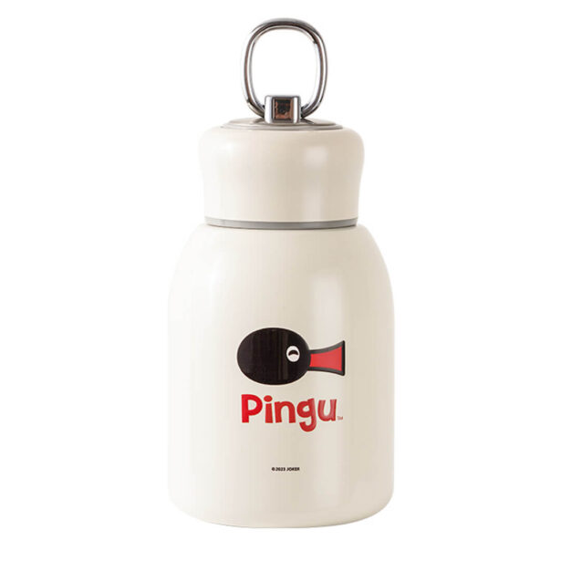 Small Pingu Penguin Thermos 300ml Water Bottle Kidcore Gift 1
