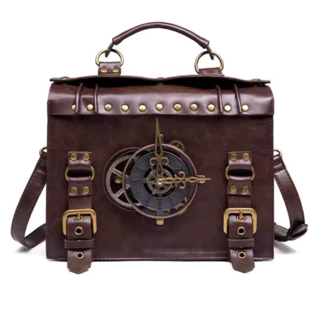 Steampunk Shoulder Crossbody Bag Retro Aesthetic 1