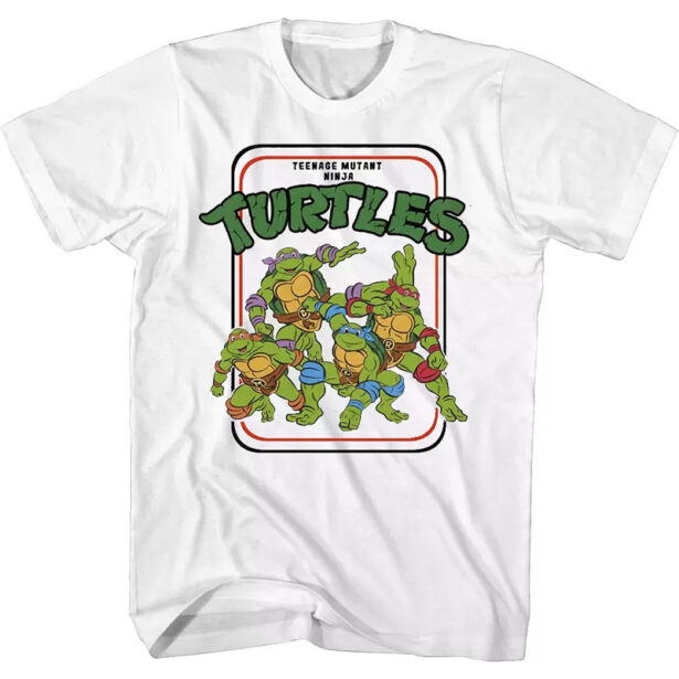 Teenage Mutant Ninja Turtle TMNT T shirt Old School 90s 2