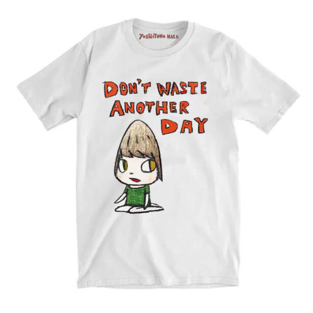 Yoshitomo Nara Dont Waste White Unisex T Shirt 2