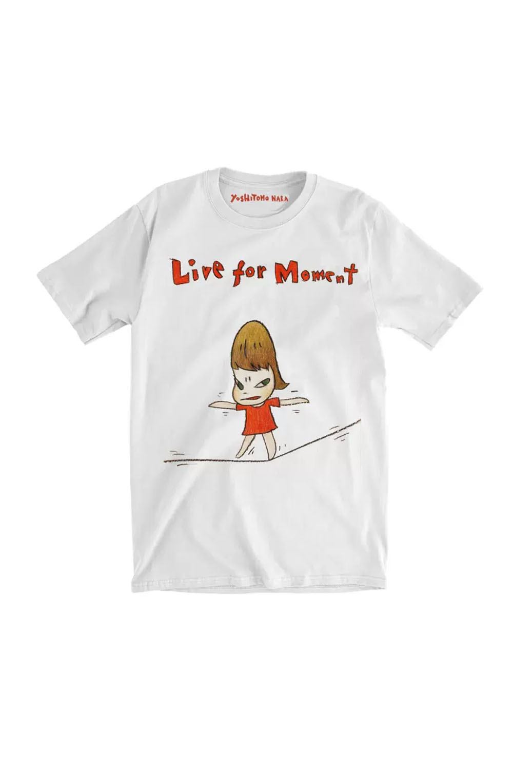 Yoshitomo Nara Moment Aesthetic White Unisex T-Shirt