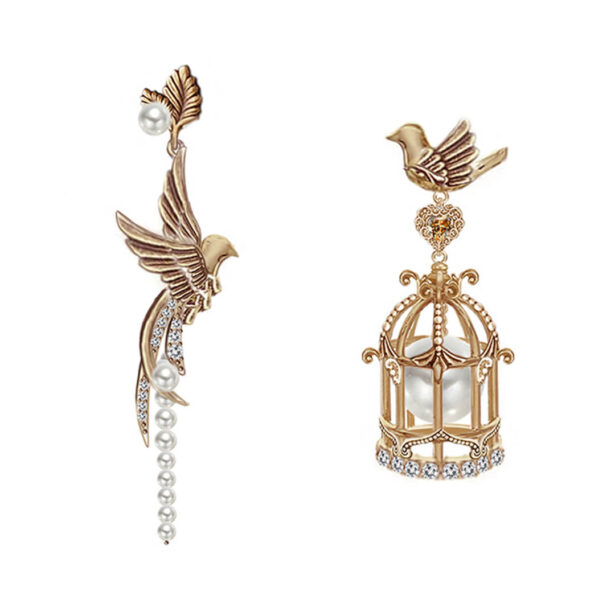 Birdcage Earrings Vintage Aesthetic 1