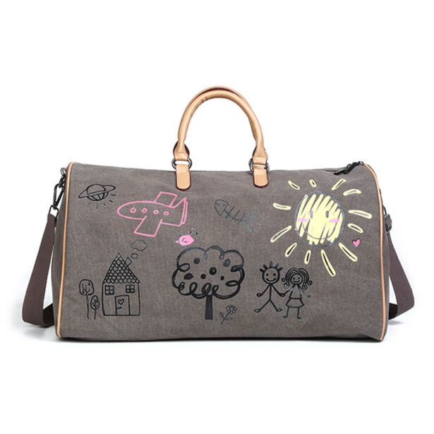 Cartoon Print Large Capacity Travel Bag 8