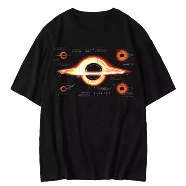 Interstellar Black Hole Unisex T shirt Geek Aesthetic 1