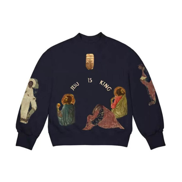 Jesu Is King Print Weirdcore Aesthetic Unisex Long Sleeve 1