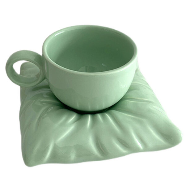 Pillow Saucer Ceramic Tea Cup Set Soft Girl Aesthetic 1