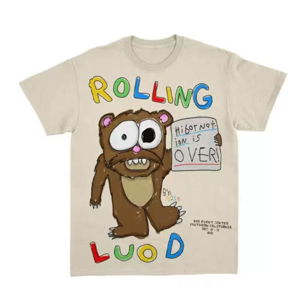 Rolling Luod Ugly Bear Weirdcore Aesthetic Unisex T Shirt 1