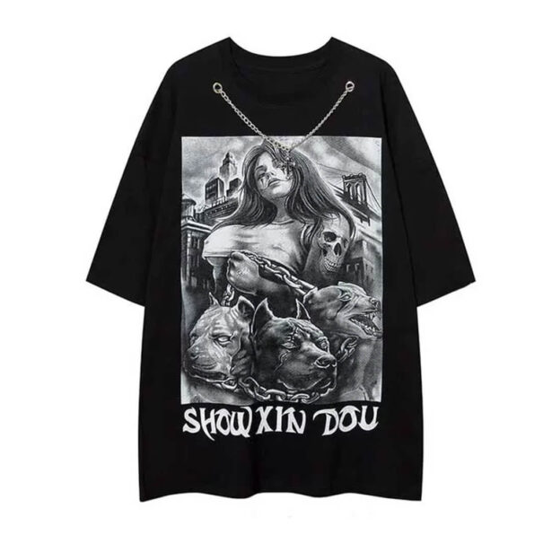 Show Xin Dou Dark Retro Aesthetic Unisex T-Shirt (1)