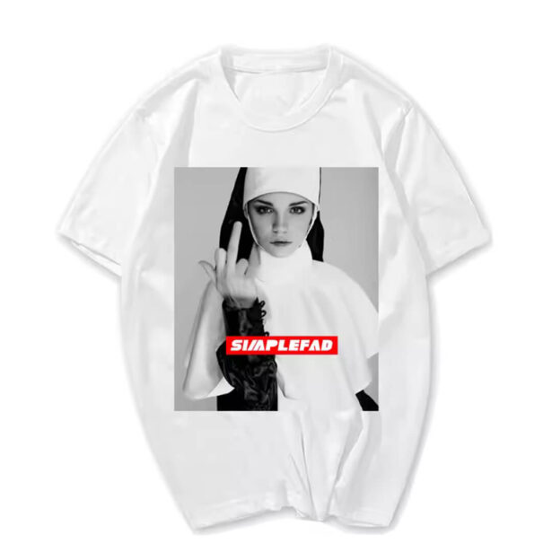 Simplefad Dirty Rebel Nun Grunge Aesthetic Unisex T Shirt 1