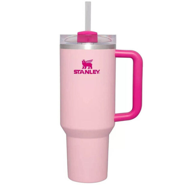 Stanley Quencher H2.0 Tumbler 40oz Handle Cup Urbancore Flamingo