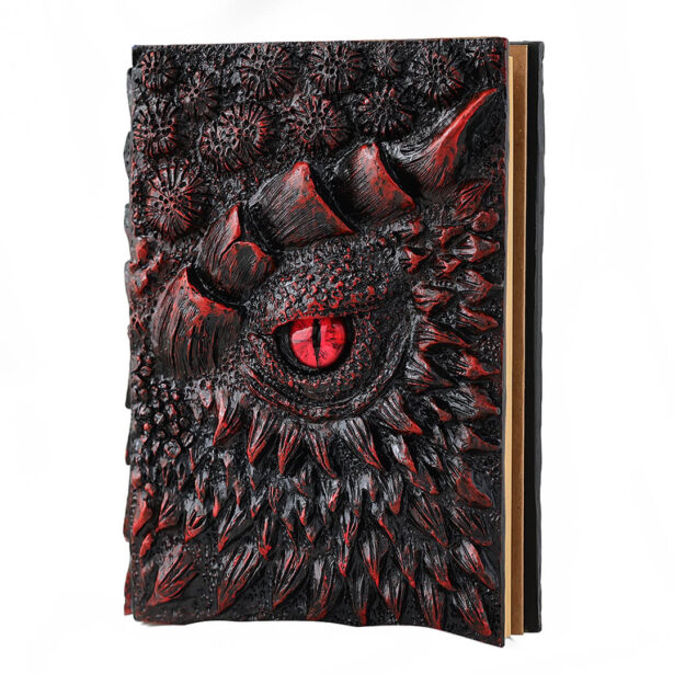 Dragon Eye 3D Embossed Notebook A5 Witchcore Aesthetic 1