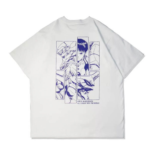 EVA Retro Anime Character 2K Animecore Unisex T shirt 5